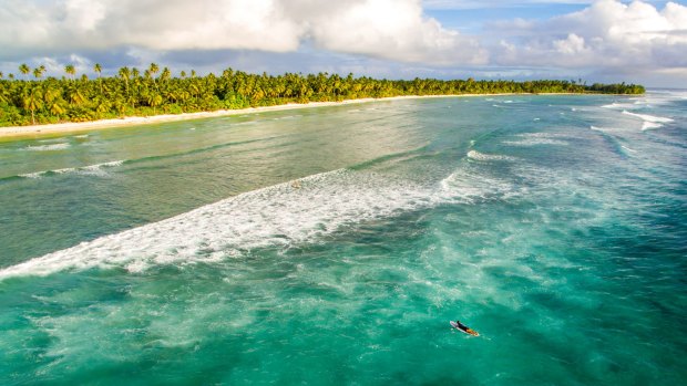 Australian atoll territory Cocos Keeling Islands. 