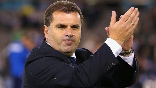 Global outlook: Socceroos coach Ange Postecoglou wants his side tested by the best.
