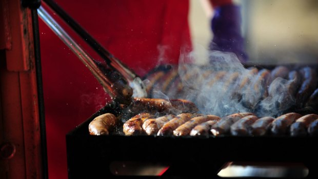 Pork barrel: Many schools hosting polling booths will be looking to get more bang for their election day sausage. 