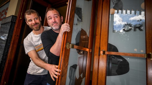 Religious experience: <i>South Park</i> creators Matt Stone and Trey Parker at Melbourne's Princess Theatre.