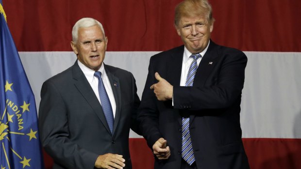 Mr Pence touts himself as a "a Christian, a conservative and a Republican, in that order". 