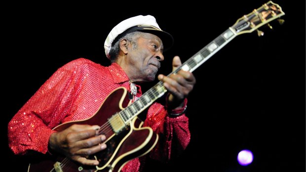 Legendary: Chuck Berry performs on stage during a concert in Zurich, Switzerland in 2008.