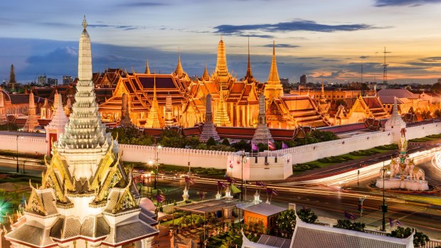 Temple of the Emerald Buddha and Grand Palace, Bangkok.