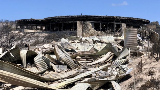 Southern Ocean Lodge's guest suites were razed in the Kangaroo Island bushfires of last summer.