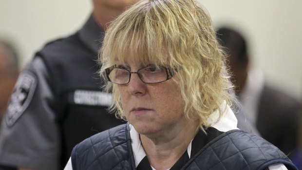 Helped inmates escape prison ... Joyce Mitchell appears before Judge Buck Rogers in Plattsburgh City Court, New York.