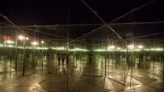 The disorienting House of Mirrors at Dark Mofo 2016.