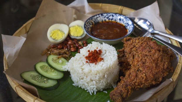 Nasi lemak.