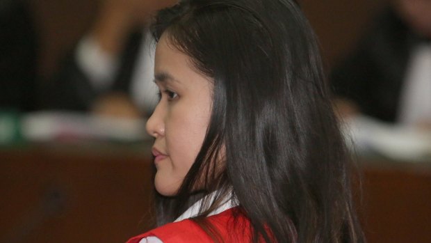 Jessica Wongso, who prosecutors allege poisoned her friend with a Vietnamese iced coffee. 