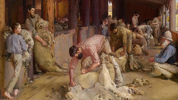 "Shearing the Rams" features in the National Gallery's bumper Tom Roberts exhibition opening on December 4.