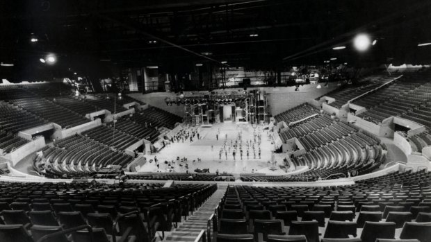 Inside the auditorium. 16 May 1983. 