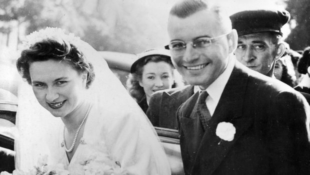 John and Margaret Slattery on their wedding day in 1946.