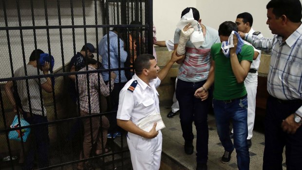 Eight Egyptian men were convicted for "inciting debauchery" in 2014 following their appearance in a video of an alleged same-sex wedding party.