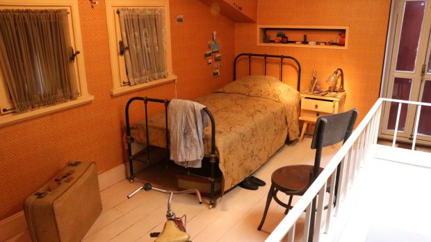 Kemal Basmaci's attic bedroom.