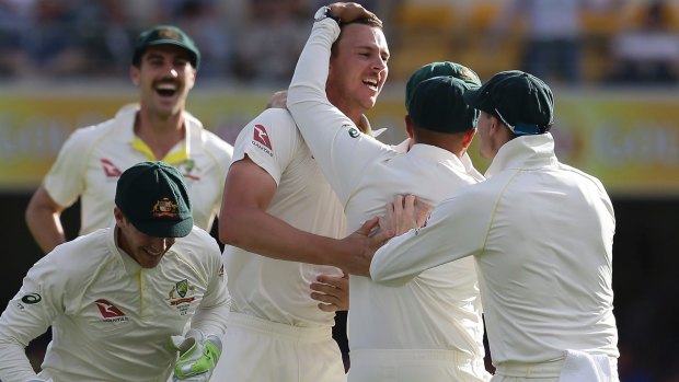 The Australians were vocal at the Gabba, but only once they were on top, say England.