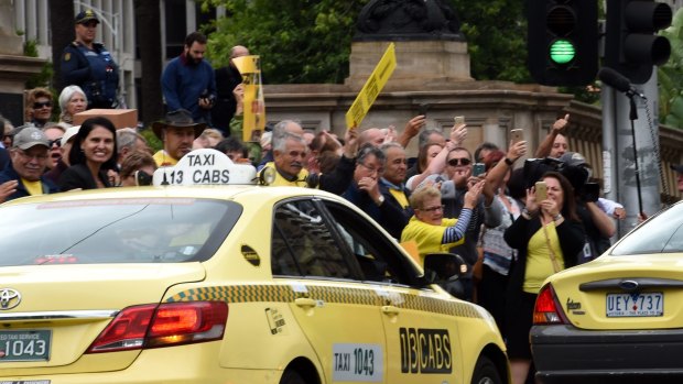 The entry of Uber has led to widespread protests by taxi drivers.