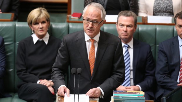 Prime Minister Malcolm Turnbull delivers his national security address on Tuesday.