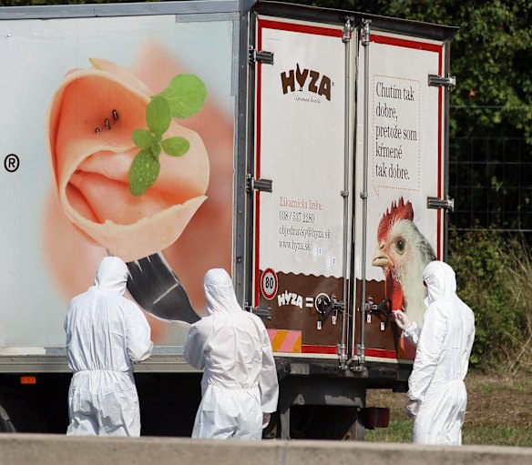 Some of the bodies in the truck found in Hungary had started to decompose, investigators said. 