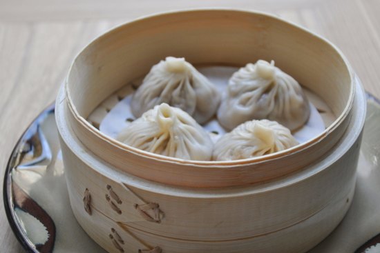 Xiao long bao at Ginkgo Bar & Dining.