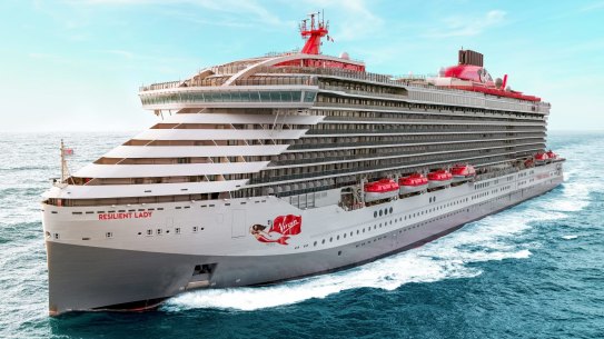 Scarlet Lady carries up to 2770 passengers.