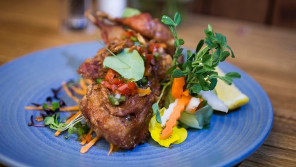 Crisp-fried quail is a winner.