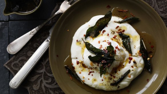 Neil Perry's Turkish-style poached eggs.