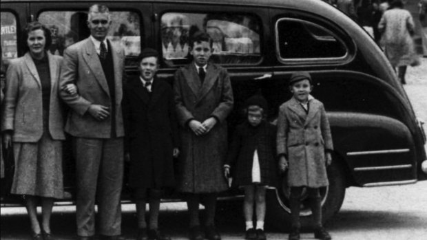 The Kirby family, circa 1952: Jean, Don, Donald, Michael, Diana and David. 