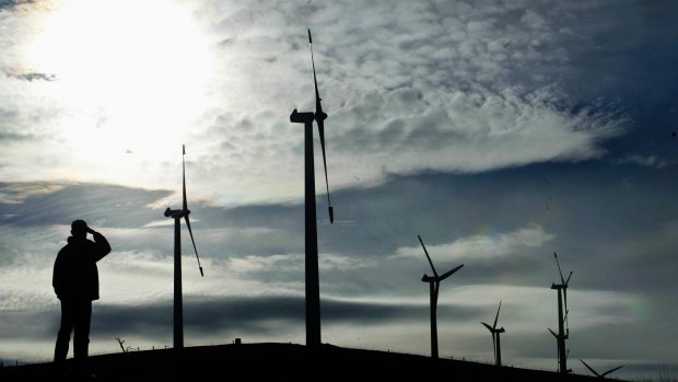 Challicum Hills wind farm near Ararat.