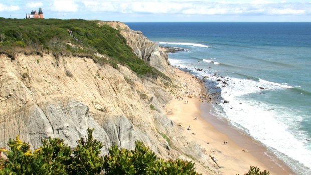 It's one of the last major tourist destinations in the US without Uber - and locals want it to stay that way: Mohegan Bluffs, Block Island.