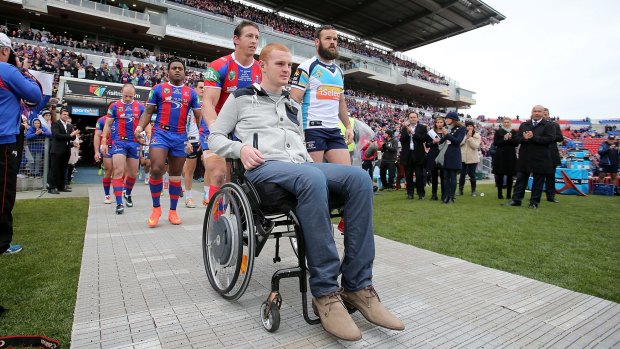 Support: Alex McKinnon has been working with the Newcastle Knights in player recruitment.