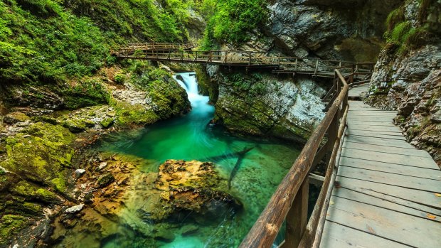  Vintgar Gorge, Bled.