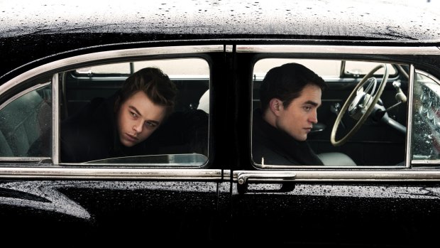 Robert Pattinson, right, as a struggling photographer, steals the show from Dane DeHaan as James Dean in <i>Life</i>.