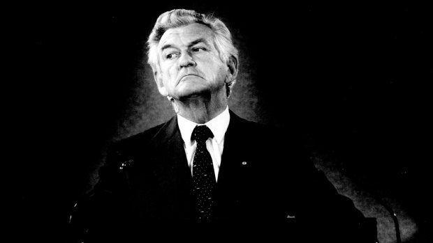 As prime minister, Bob Hawke promised no child would live in poverty by 1990. He is pictured here one year later.