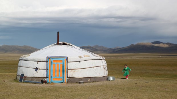 Mongolia - A traditional Mongolian ger.