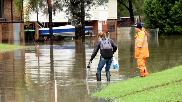 Residents in parts of south west Sydney have been urged to evacuate immediately as flood waters continue to rise