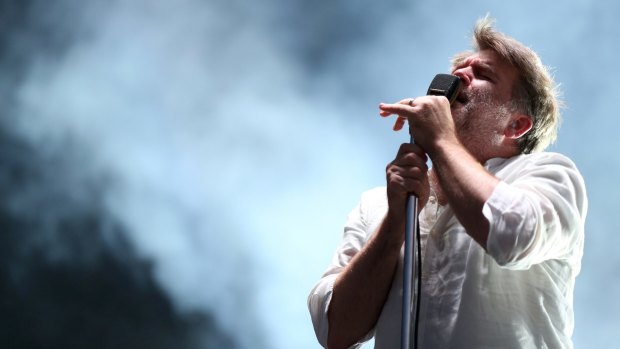 James Murphy returns with LCD Soundsystem Sunday, July 31, 2016 to Lollapalooza in Grant Park on its final night in Chicago.
