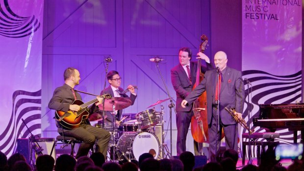 The James Morrison Quartet showed unrelenting positivity throughout their concert. 