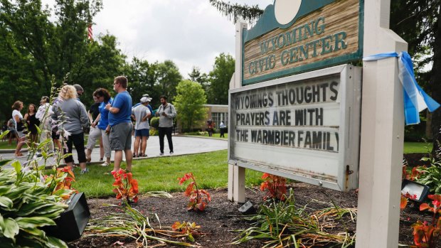 Warmbier's hometown of Wyoming has rallied behind the family. 