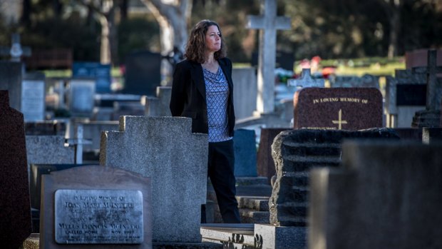 Woden Valley Community Council president Fiona Carrick was worried about Woden Cemetery's plan to expand into public parks. 