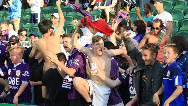 Dwindling attendances: Perth Glory has seen it's lowest average attendances for nearly 10 years