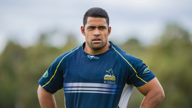 Brumbies prop Scott Sio: hoping to add to his five Test caps this weekend against the Springboks.