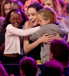 Angelina Jolie reportedly made the decision to adopt a Cambodian baby boy after daughters Shiloh, nine, and Zahara, 10, bonded with the boy's family.