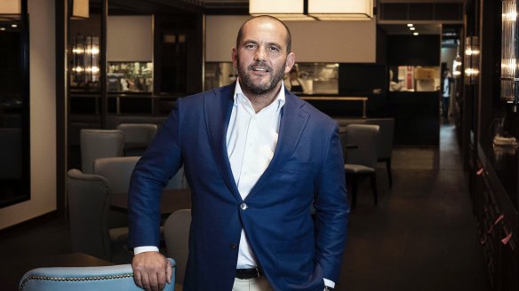 Guillaume Brahimi at the new Bistro Guillaume in Sydney.