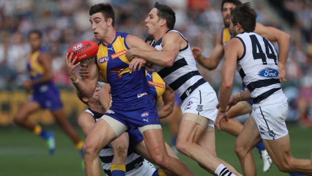 Elliot Yeo has a quiet game as the Eagles struggle on the road again.