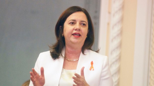 Premier Annastacia Palaszczuk says it is her "intention" that the election will be in 2018.
