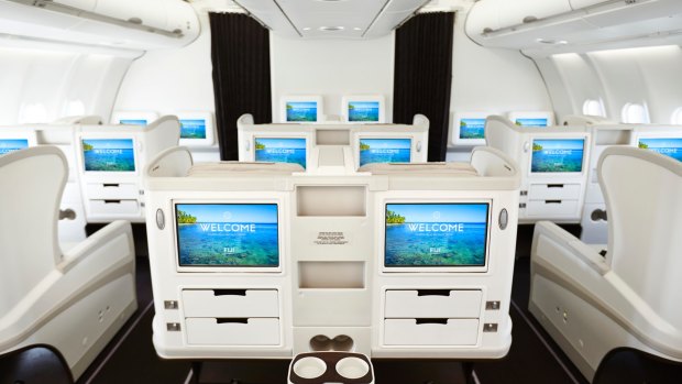 The business cabin contains 24 seats in a 2-2-2 configuration.