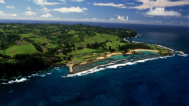 Emily Bay on Norfolk Island.