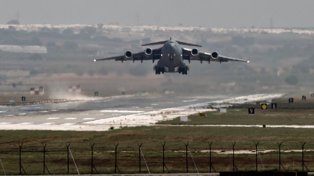 Turkish officials have made veiled threats they might suspend allied combat flights from its major base at Incirlik.