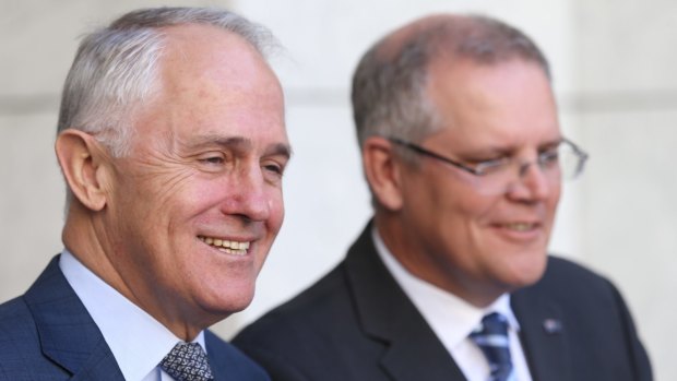 Prime Minister Malcolm Turnbull and Treasurer Scott Morrison.