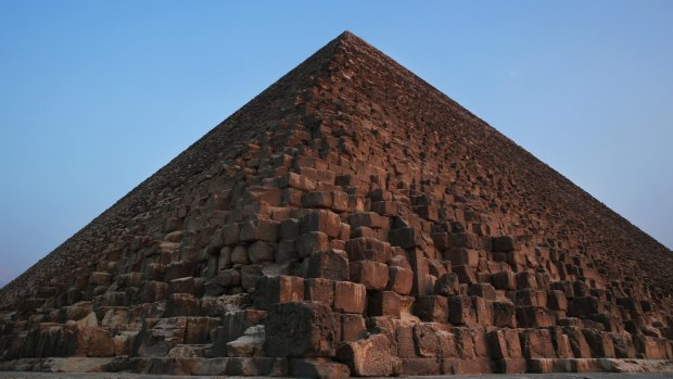 The Khufu pyramid in Giza.