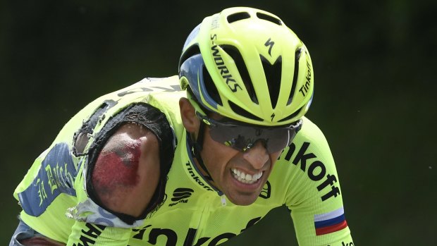 Contador's last Tour de France campaigns have been nightmares, now he loses a teammate. 